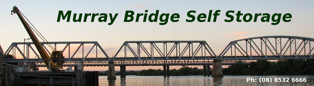 murray bridge self storage banner